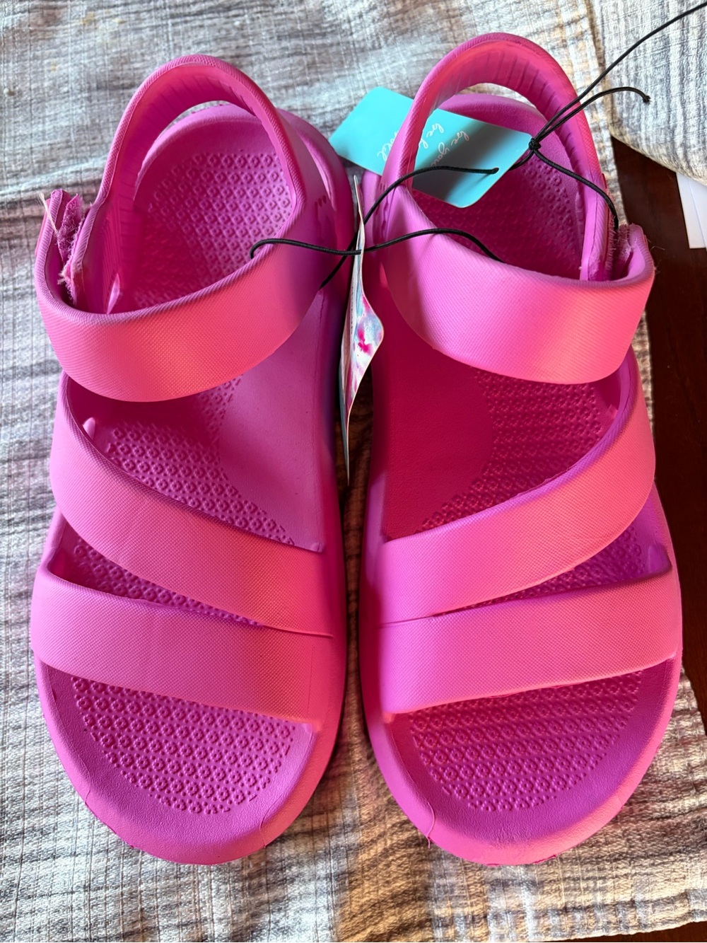 Muk Luks Essentials Sandals- Guava